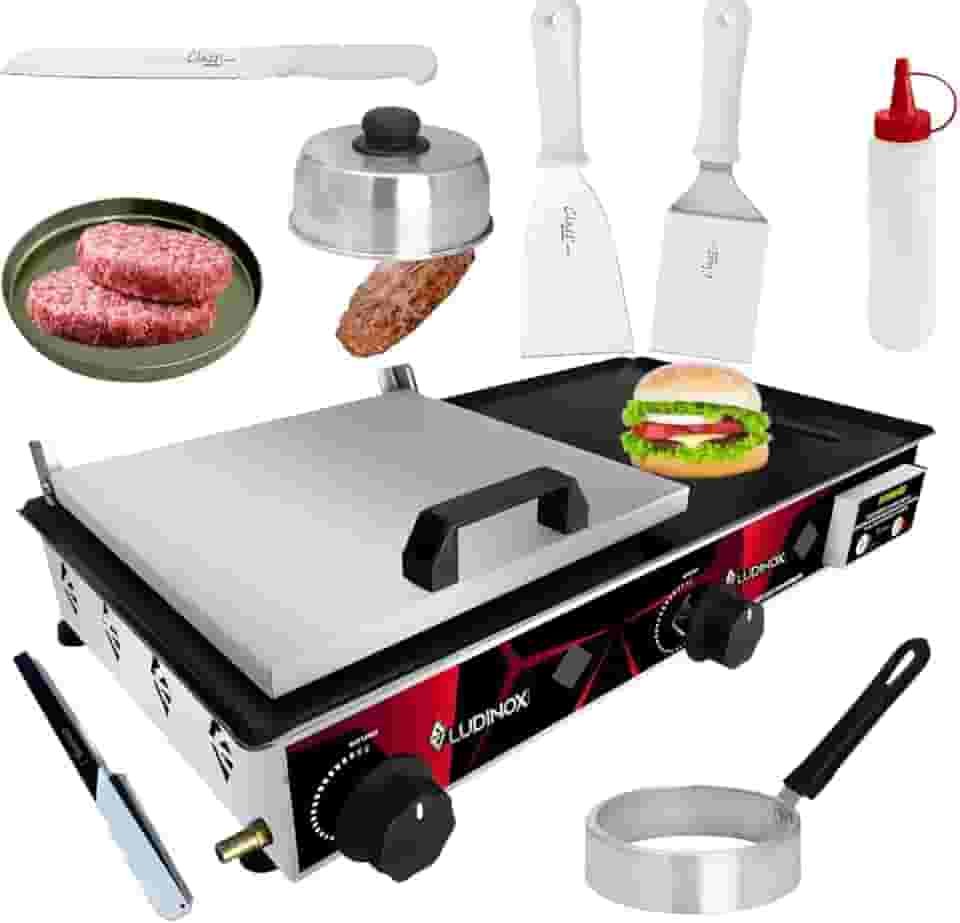 Kit Chapa Lanche Gourmet 60x30 Premium + 8 Acessórios