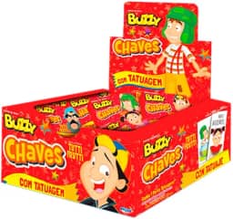 Chiclete Chaves Buzzy Tutti Frutti Caixa C/100unid - 400g