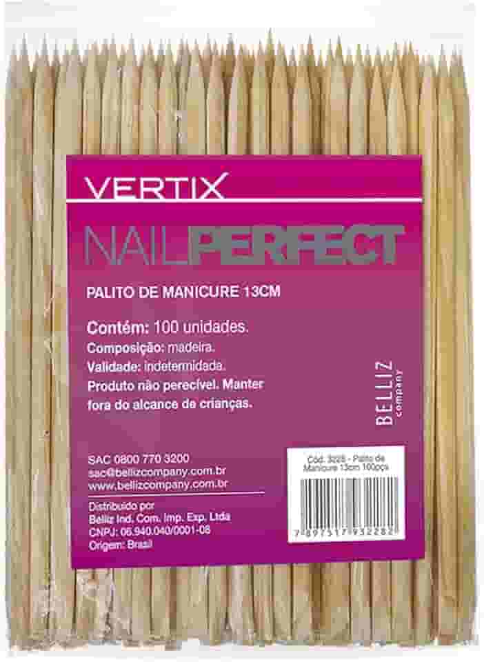 Vertix Palito De Manicure 13Cm 100 Pcs