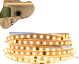 Fita Led 110v/220v Direta 120leds/m Rolo 10m Não Usa Fonte (Branco Quente 220v)