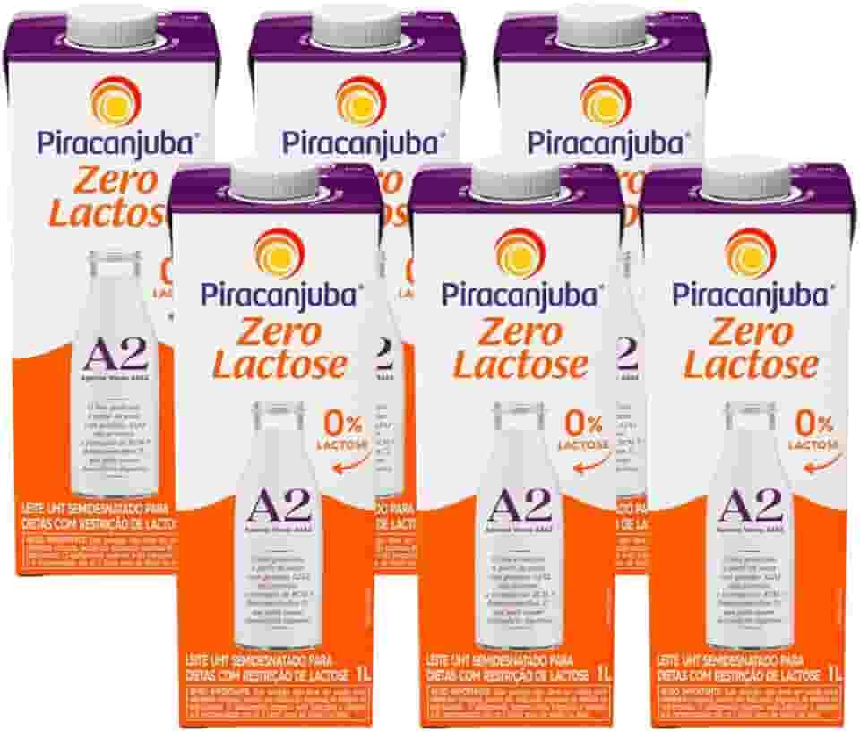 Leite Piracanjuba Semidesnatado A2A2 c/6un Zero Lactose
