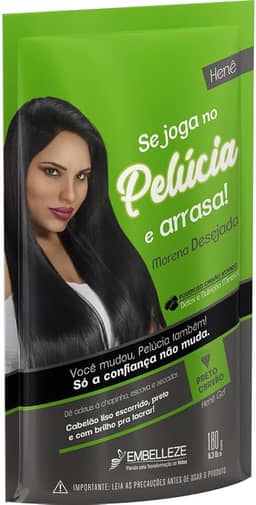 Embelleze Henê Pelúcia Morena Desejada Pouch 180G