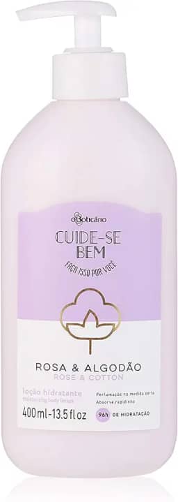Cuide-se Bem Rosa E Algodão Loção Hidratante Desodorante 400ml