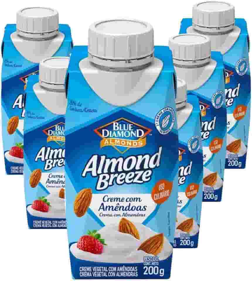 Creme de Leite de Amêndoas Almond Breeze - 6x 200g