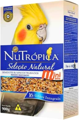 Ração Para Calopsita Seleção Natural Mini Bit 900g Nutrópica