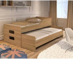 Bicama Solteiro Elis Basoto Amêndoa