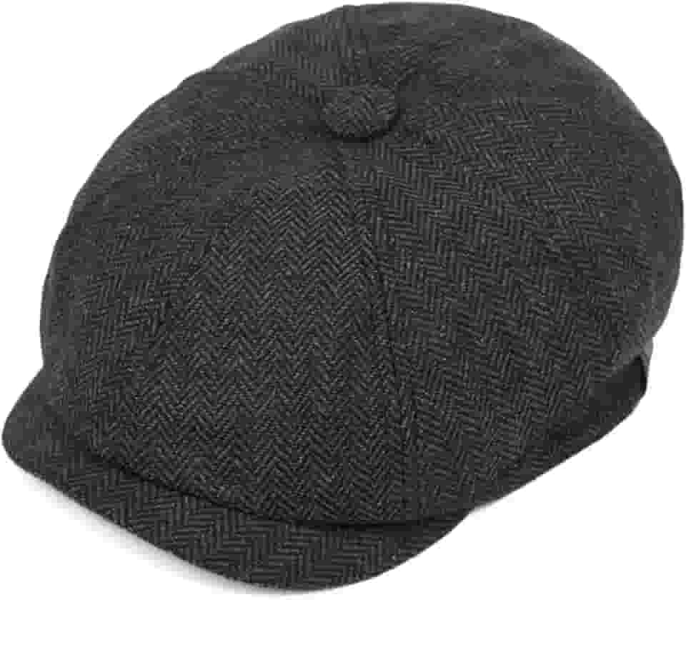 Boina Marte Feltro De Lã Cinza (BO04) Cor:Cinza Escuro;Tamanho:M