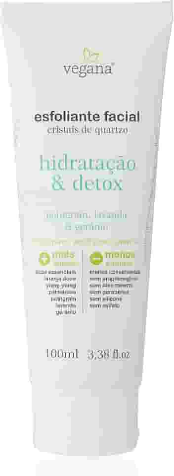 Vegana Esfoliante Facial Hidratacao E Detox 100ml, VEGANA