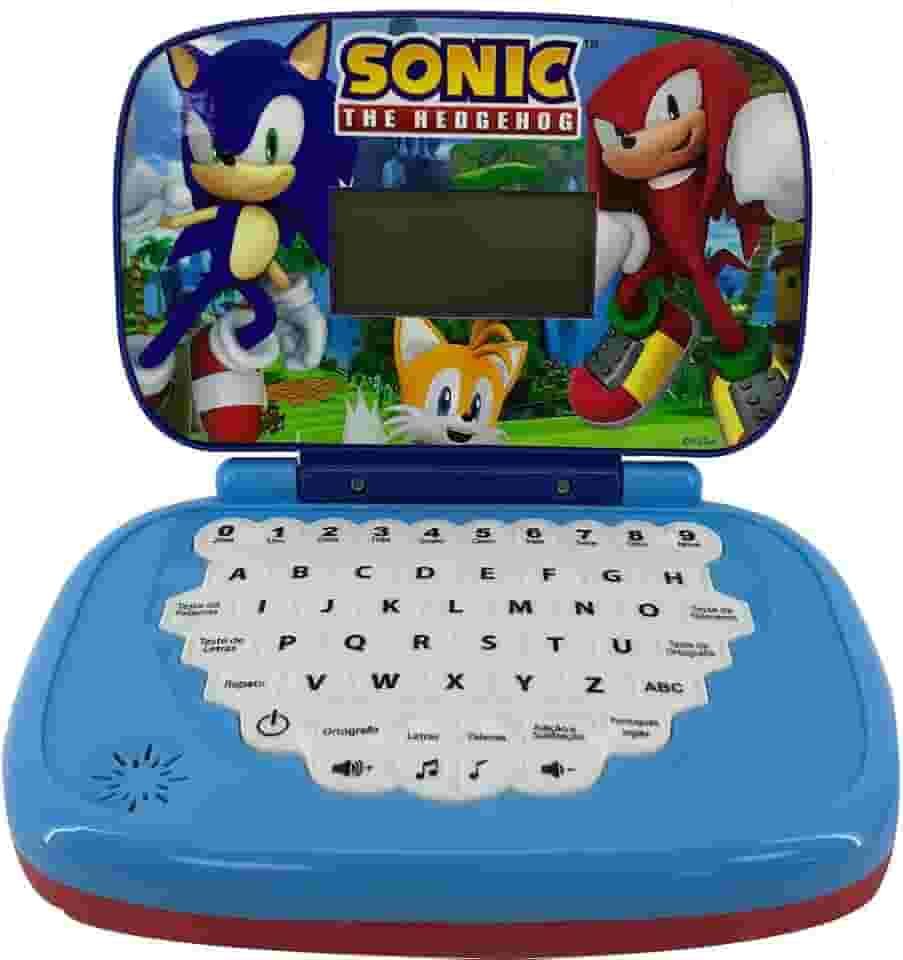 Candide, Laptop Infantil, Sonic, Brinquedo Educativo - Bilíngue