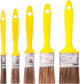 Kit Trincha P/Pintura, Pincéis Compel, 5 Peças