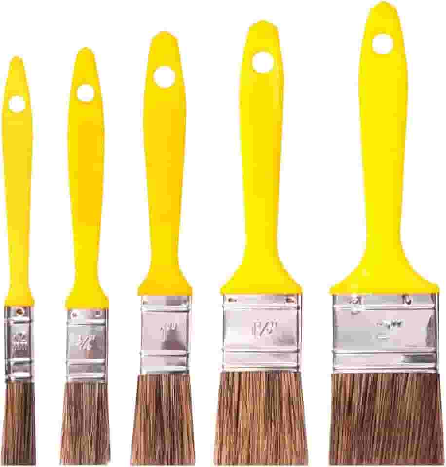 Kit Trincha P/Pintura, Pincéis Compel, 5 Peças