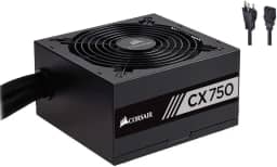 Fonte Corsair 750W 80 Plus Bronze Cx750 - Cp-9020123-Br, PRETO