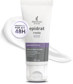 Hidratante Facial Epidrat Acqua - 50ml - Textura Leve e Rápida Absorção - Mantecorp