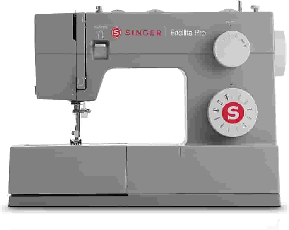 Singer Facilita Pro 4411 | Máquina de Costura 220V | 1.100 Pontos/Min, 10 Pontos Decorativos | Base de Aço Inoxidável, Braço Livre, LED, Pressão Ajustável da Sapatilha