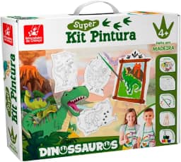 Brincadeira de Criança Super Kit de Pintura Dinossauros