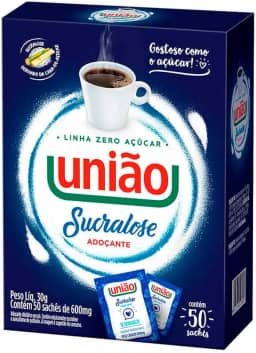 UNIÃO Adoçante Sucralose Sachê 50x600g