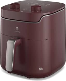 Air Fryer Electrolux p/Rita Lobo 5,6L Vermelha Escura Efficient Economia de Energia 1400W (EAF41) - 127V