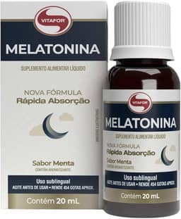 Melatonina Sublingual Rapida Absorção Vitafor 20ml