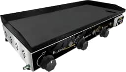 Chapa Para Lanche Hambúrguer Porções A Gás 70x30 c/Bifeteira 5mm PROFISSIONAL