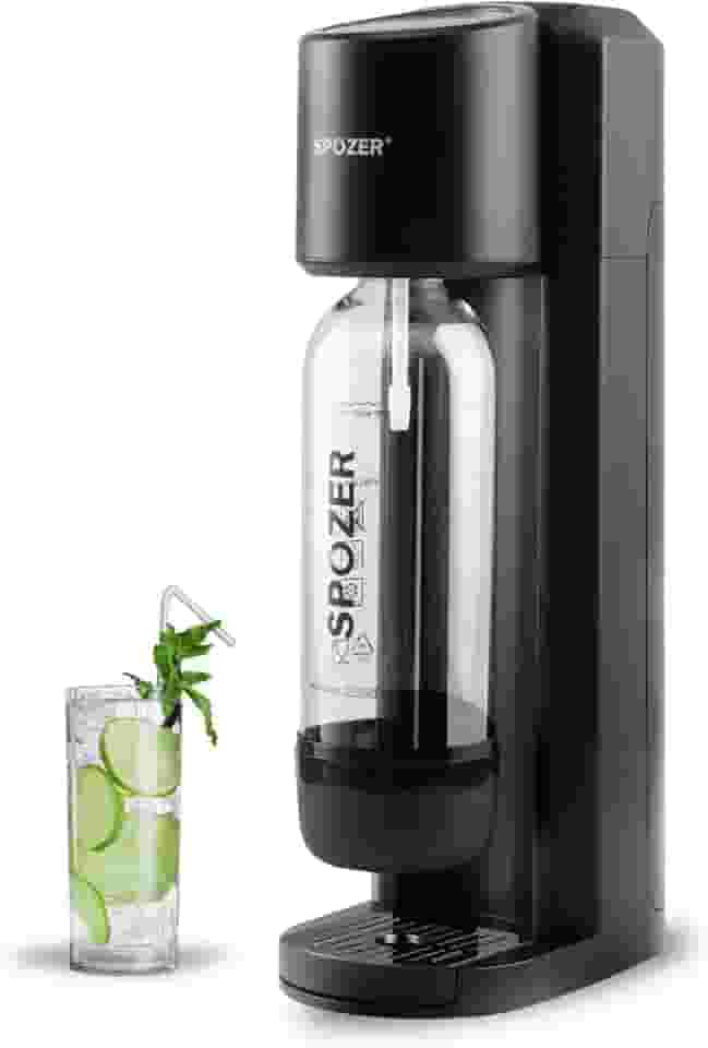 Máquina De Água Com Gás, Refrigerante Garrafa 1L, Compatível Todos Os Cilindros Co2 60L Rosca (Não Incluídos)