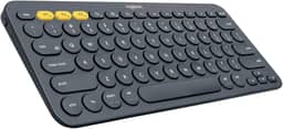 Teclado sem fio Logitech K380 com Conexão Bluetooth Easy-Switch para até 3 dispositivos e Pilha Inclusa - Compatível com PC, Mac, Chrome OS, Android, iOS e Apple TV - Cinza