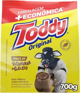 Achocolatado Em Pó Original Toddy 700G + Econômica