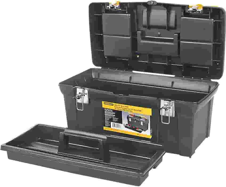 STANLEY Caixa Organizadora 19 Polegadas com Fechos Metálicos, Suporta 100kgs, Modelo 19-013