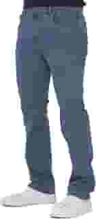 Calça Reta Jeans Masculina Elastano Tradicional Malloy