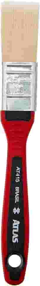 Atlas - Trincha Dupla de 1" com Cerdas Sintéticas com Tecnologia Plumatek de Fios em Formato Estrelado