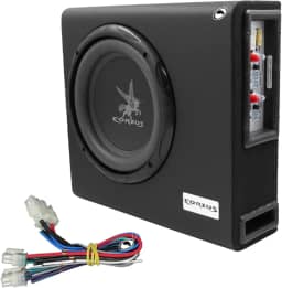 Caixa Amplificada Automotiva Corzus CXMS 303 Mini Slim 3 Canais 350 W RMS