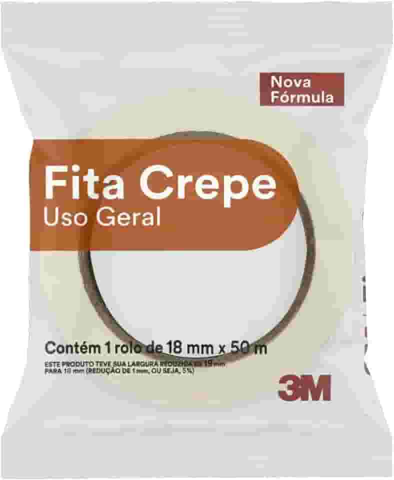 3M, Fita Crepe, 19mm X 50m, 1 unidade