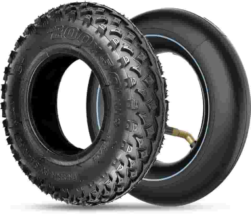 Pneu sólido 200x50 (20.3 cm x 5.1 cm), pneu off-road 20 polegadas adequado para Razor Power Core E100/ RX200/ E200, Dune Buggy, ePunk, Crazy Cart, PowerRider 360, eSpark | Tamanho de aro 11