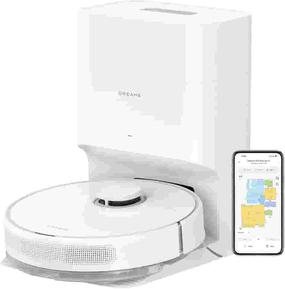 DREAME D10 Plus Gen 2 Robô Aspirador e Mopa com Base de Autolimpeza para 90 Dias de Limpeza, Sucção de 6000 Pa e Navegação LiDAR, Desvio de Obstáculos, Conexão Wi-Fi, 127v
