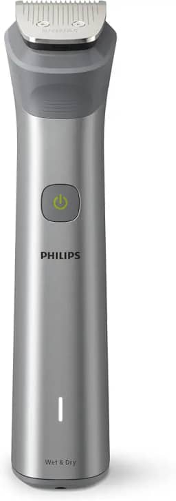 Aparador de Pelos Multigroom 12 em 1 Philips Series 5000 para Rosto, Corpo e Cabelos, Tecnologia BeardSense, À Prova d´água - Bivolt, Máquina de Barba MG5950/15