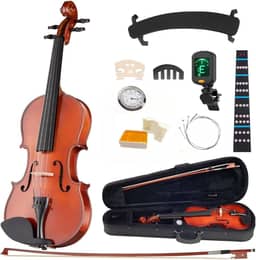 Violino 4/4 Acústico Voik V4-1A Completo C/Estojo Luxo