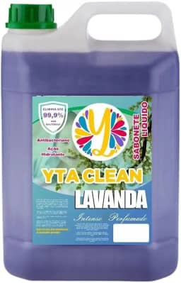 Sabonete Líquido LAVANDA Perfumado YTA CLEAN Perfumado, Ação Hidratante e Bactericida 5 Litros