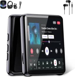 MP3 MP4 Player Music Player Bluetooth 5.0 Som sem Perdas Rádio FM Suporte Cartao de Memoria de Até 128 GB