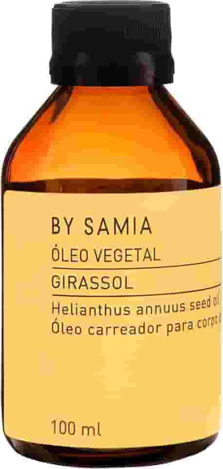 By Samia Óleo Vegetal de Girassol | 100% Puro Helianthus Annuus | Hidratação, Proteção e Antioxidante para Pele e Cabelo | 100ml