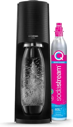 Máquina para Gaseificar Água, Terra, Preta, SodaStream (PRETO)