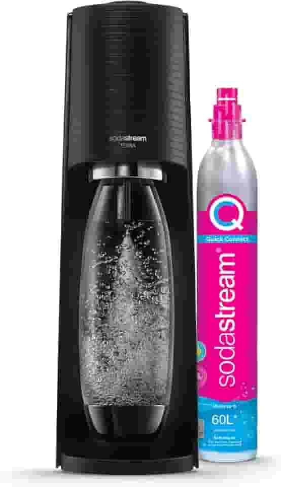 Máquina para Gaseificar Água, Terra, Preta, SodaStream (PRETO)