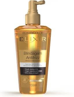 Blindagem Antifrizz E.lixir BEAUTYCOLOR - Selagem Instantânea, Blinda os Cabelos contra a Umidade e Formação do Frizz - 150ml