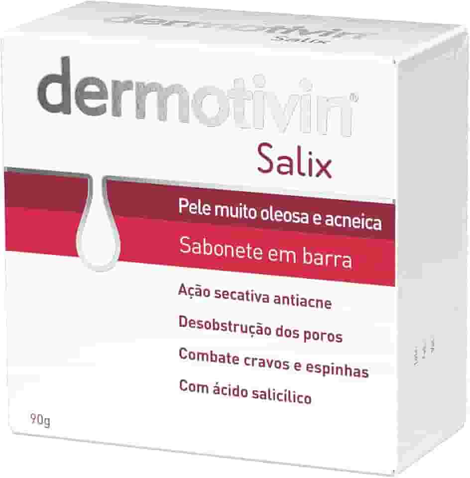 Dermotivin Sabonete Em Barra Facial Salix 90g