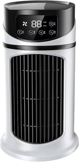 Mini Ar Condicionado Portátil, Mini AC, Ventilador de Ar Condicionado Portátil Evaporativo Mini Refrigerador de Ar Com Temporizador Quiet USB Desktop Ventilador de Refrigeração