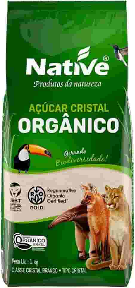 Açúcar Cristal Orgânico, Native, 1 kg