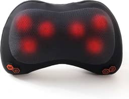 Almofada De Massagem Corporal Aquecimento Shiatsu Confort Relax - BIVOLT