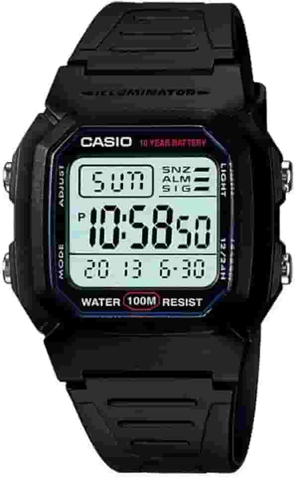 Relogio Masculino Casio W-800H-1AVDF - Preto