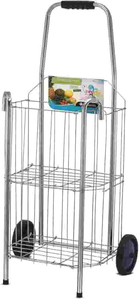 Carrinho de Feira para Compras com Rodas Reforçadas
