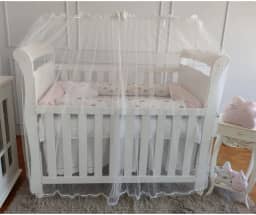 Mosquiteiro para Varão de Berço Americano e Nacional (Palha)