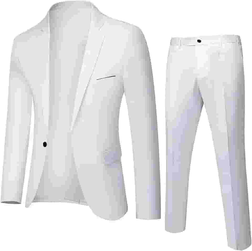 Terno masculino de duas peças, terno casual