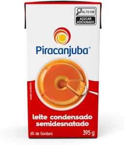 Piracanjuba - Leite Condensado Semidesnatado, 395g
